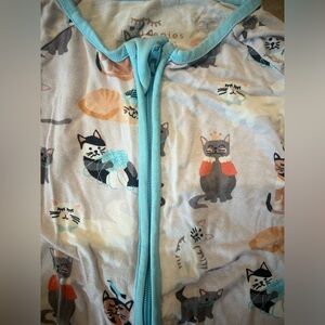 Blue cat little sleepies zippy